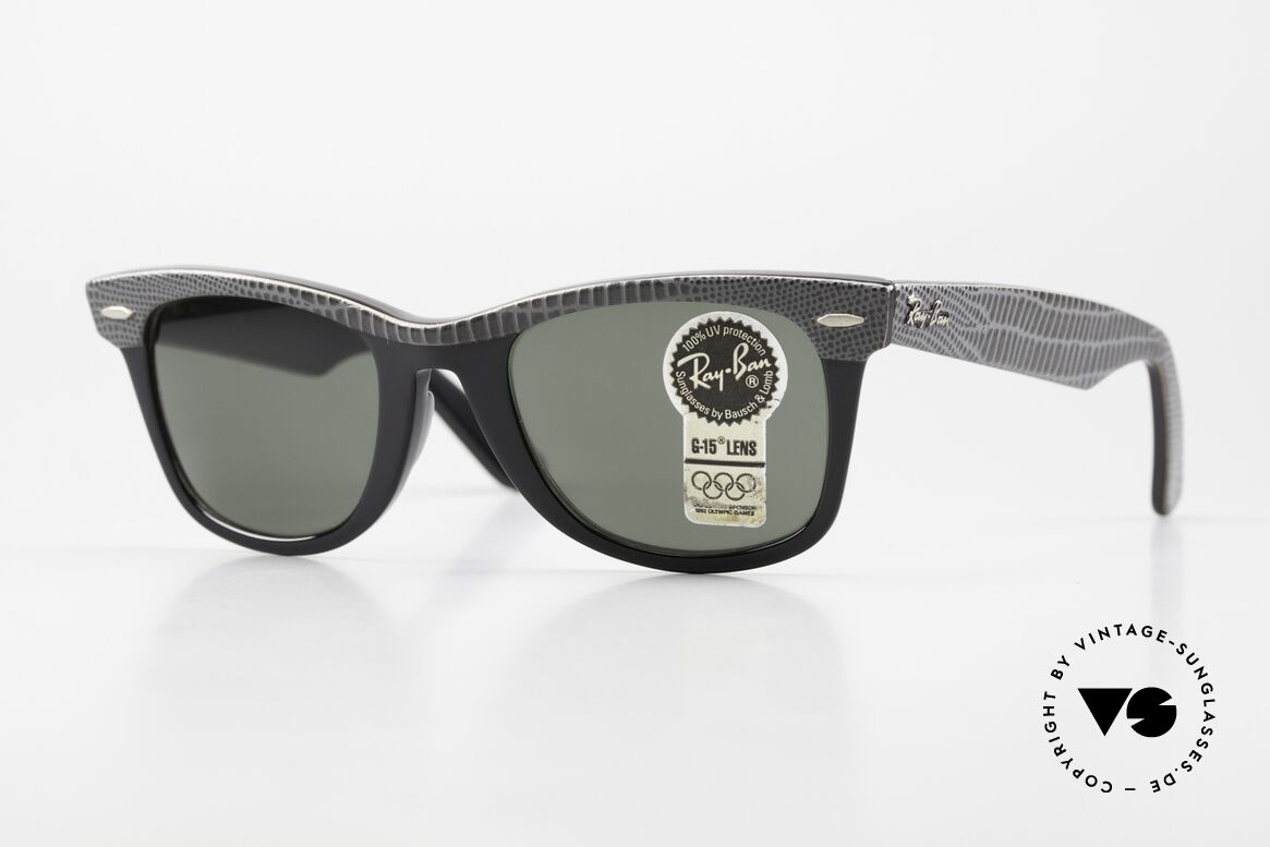 Ray Ban Wayfarer I Limited Leather Sunglasses, one of the downright classics of sunglass fashion, Made for Men and Women