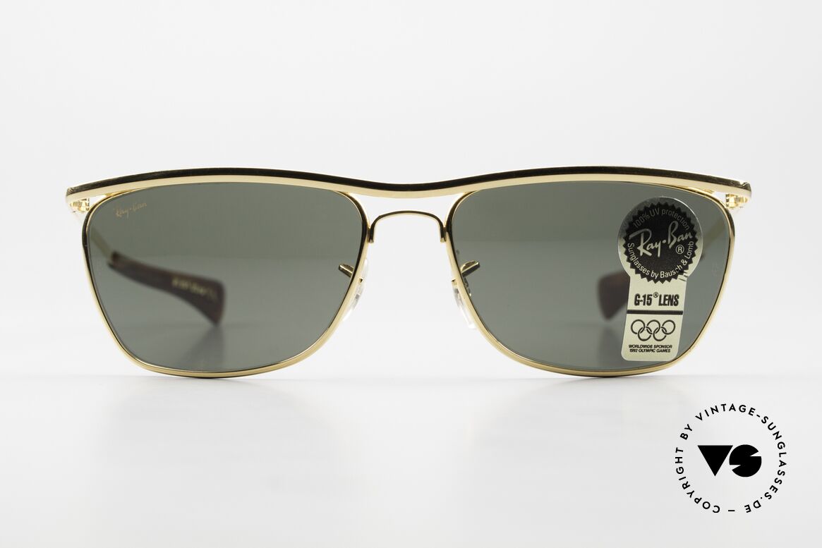 Ray Ban Olympian II Deluxe Rare 1980's Sunglasses, DELUXE model from the famous Olympian Series, Made for Men