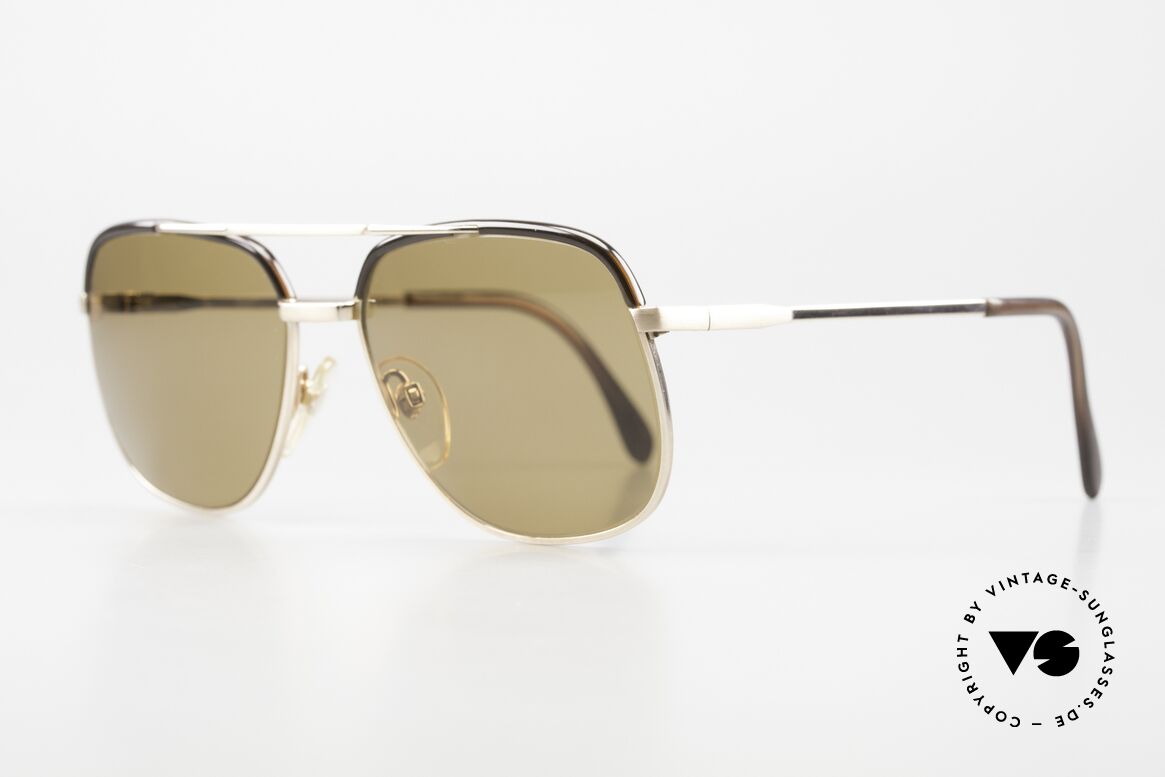 Rodenstock Bastian Gold Filled 70's Sunglasses, 1/20 of the metal with 10ct gold (incredible top-quality), Made for Men
