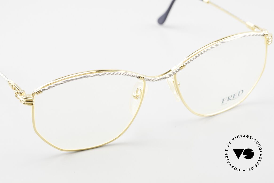 Fred Cythere - S Ladies Luxury Eyewear, NO RETRO, but a precious old original, in size 55/16, Made for Women