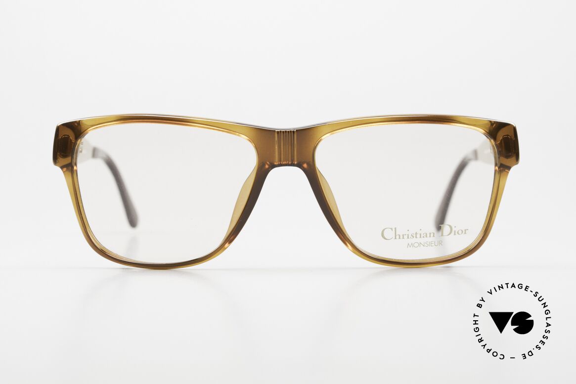 Christian Dior 2406 Vintage 80's Frame Square, outstanding top-quality thanks to the OPTYL material, Made for Men