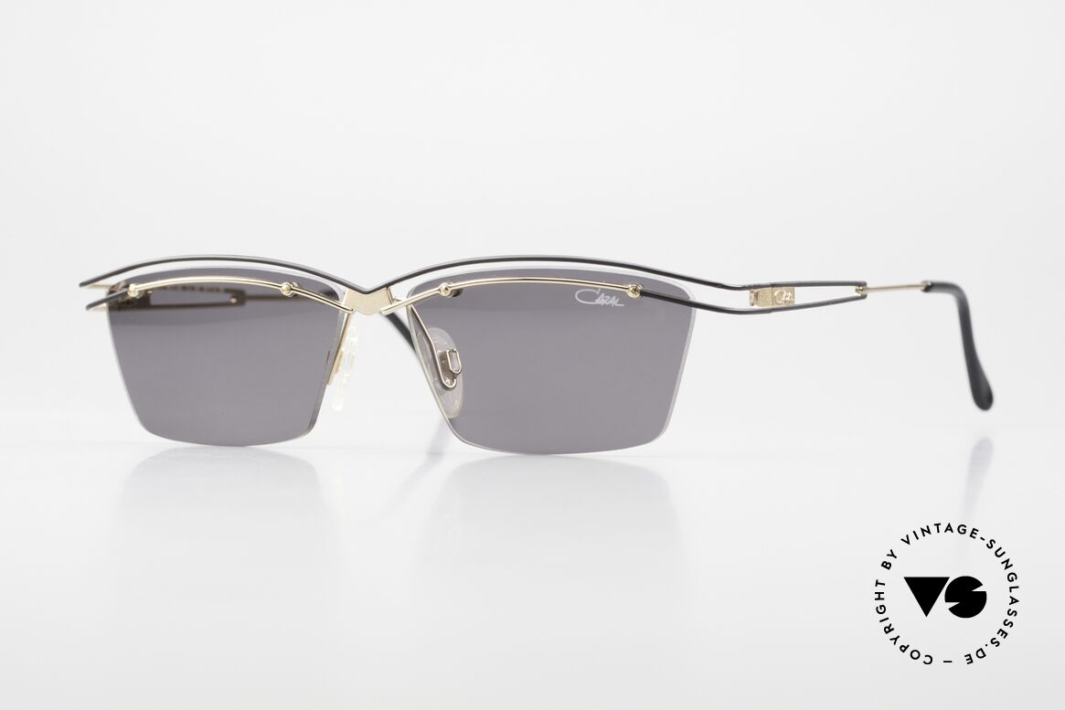 Cazal 992 Square Designer Sunglasses, extraordinary Cazal design from the mid 90's, Made for Women