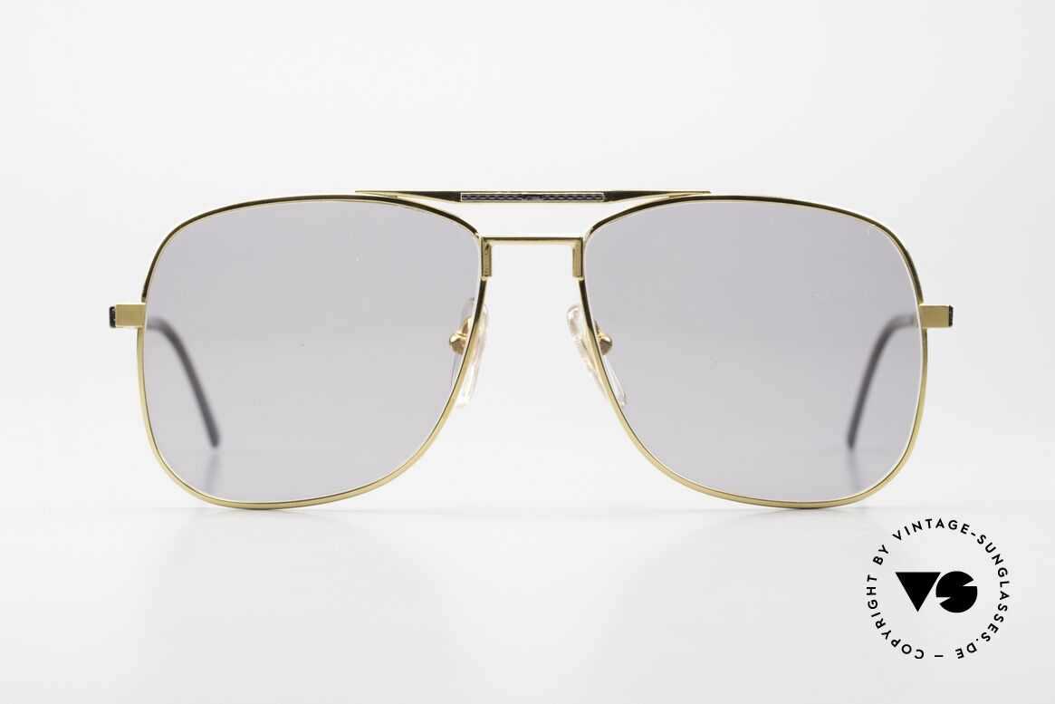 Dunhill 6038 Gold-Plated Titanium Frame 80's, DUNHILL Titanium sunglasses with 925 Sterling Silver, Made for Men