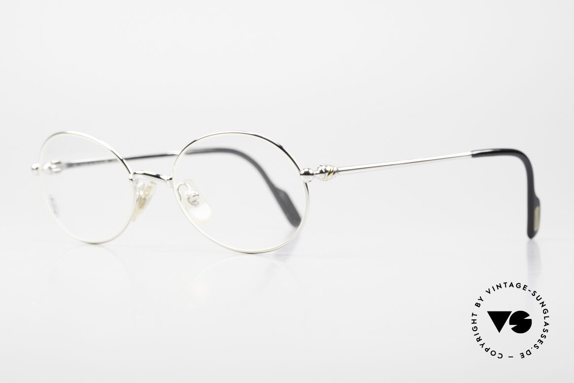 Cartier Saturne - M Platinum-Plated 90's Frame, Saturn: Ancient Roman god & planet in the Solar System, Made for Men and Women