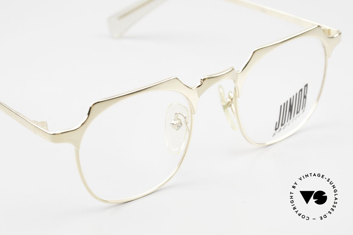 Jean Paul Gaultier 57-0171 Square Panto Gold-Plated, new old stock (like all our old JPG designer frames), Made for Men