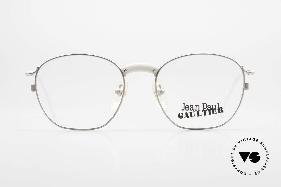 Jean Paul Gaultier 55-1271 High-End Titanium Frame, lightweight (titan) frame and very pleasant to wear, Made for Men and Women