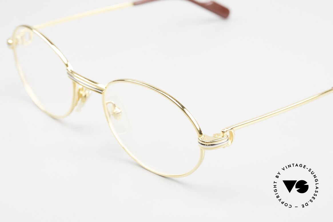 Cartier Saint Honore - S 22ct Gold-Plated Eyeglasses, NO RETRO specs; but a 25 years old ORIGINAL, rarity, Made for Men and Women