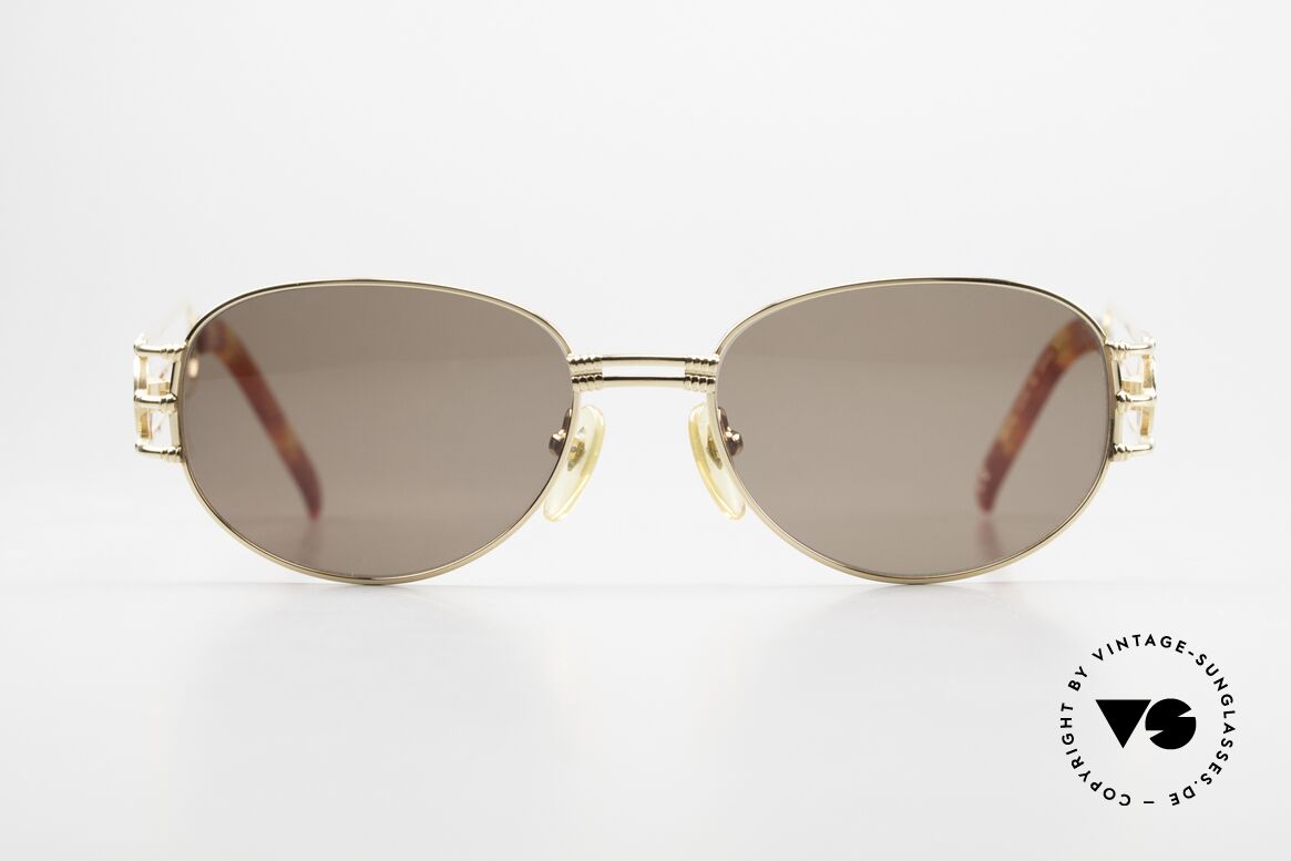 Jean Paul Gaultier 58-5108 Rare Steampunk Sunglasses, interesting vintage frame with many fancy details, Made for Men and Women