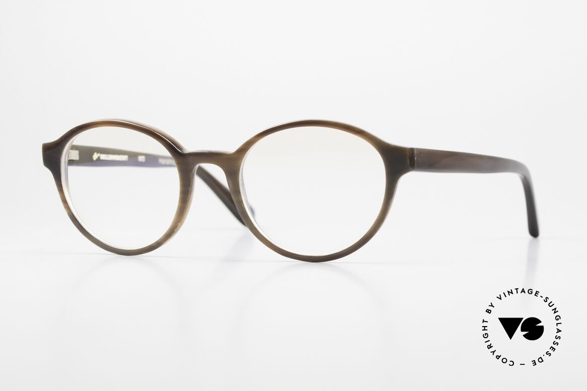 Brillenwerkstatt B6 Handmade in Germany, Brillenwerkstatt, Buffalo Horn Specs from Berlin, Made for Men and Women