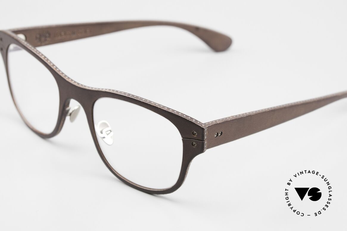 Lucas de Stael Minotaure SM 02 Frame With Leather Cover, Minotaure Collection made with adjustable nosepads!, Made for Men
