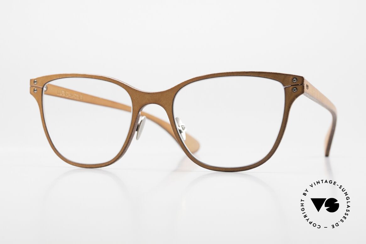 Lucas de Stael Minotaure Thin 04 Ladies Frame With Leather, LUCAS de STAËL, Minotaure MT04, size 50/19, col. 24, Made for Women