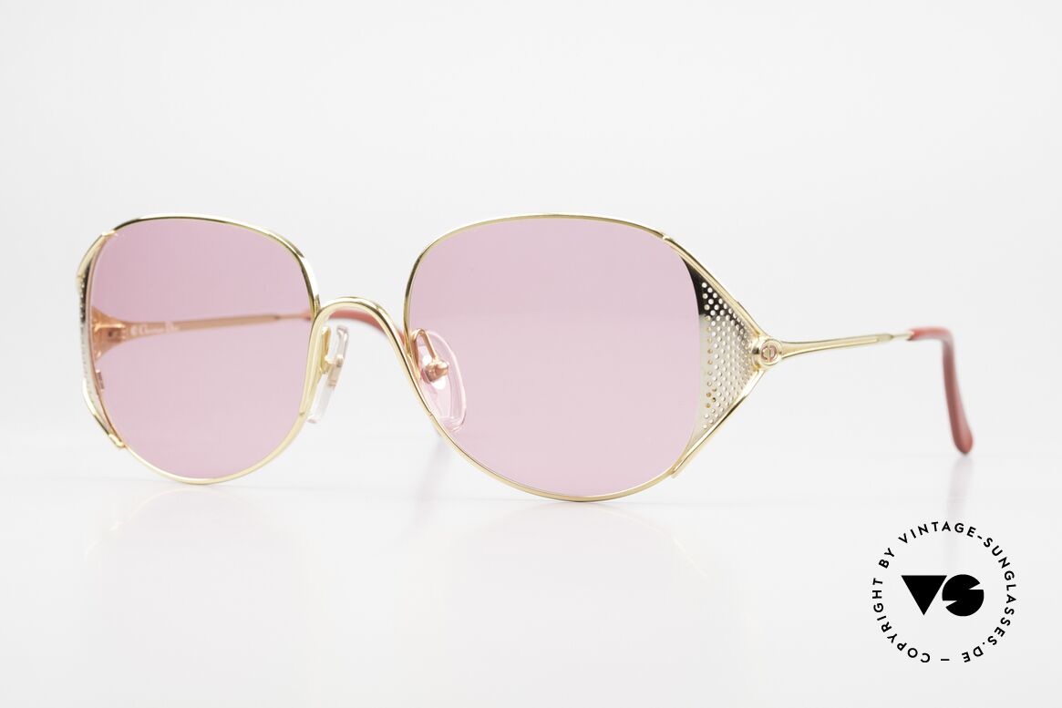 Christian Dior 2362 Ladies 80's Pink Glasses, luxurious frame for women from the 80's by C. Dior, Made for Women