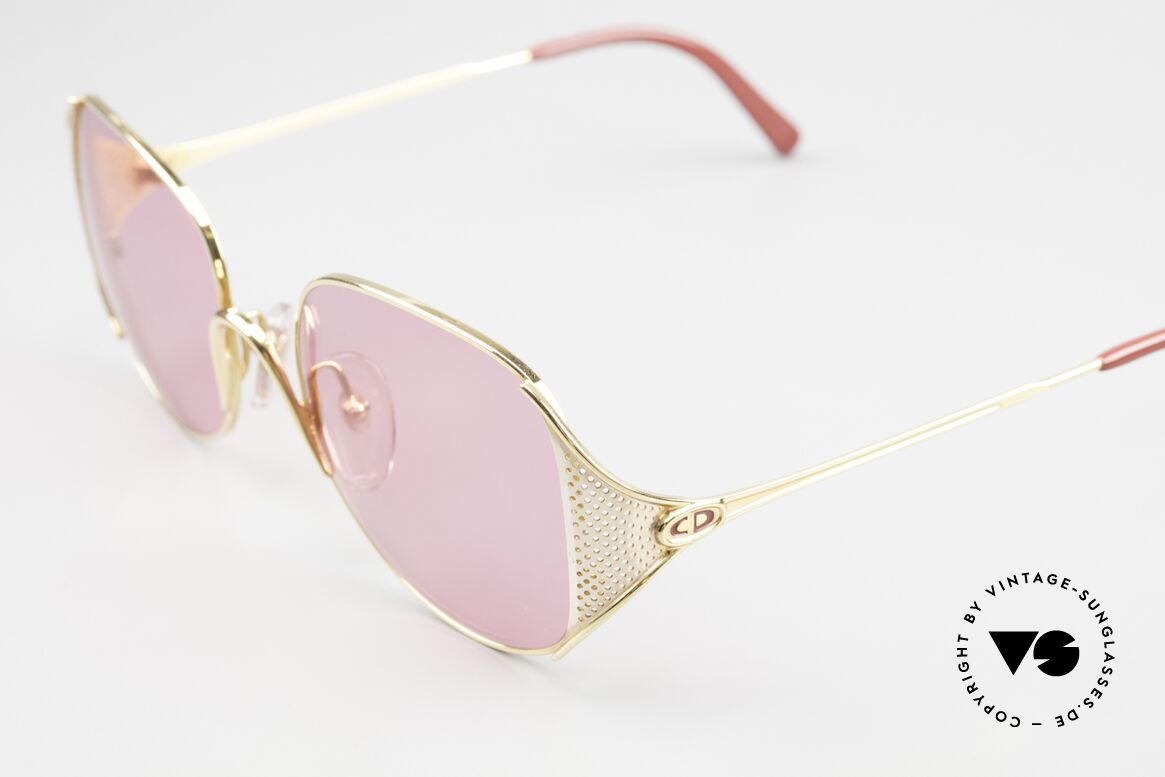 Christian Dior 2362 Ladies 80's Pink Glasses, unworn; like all our rare vintage designer sunglasses, Made for Women