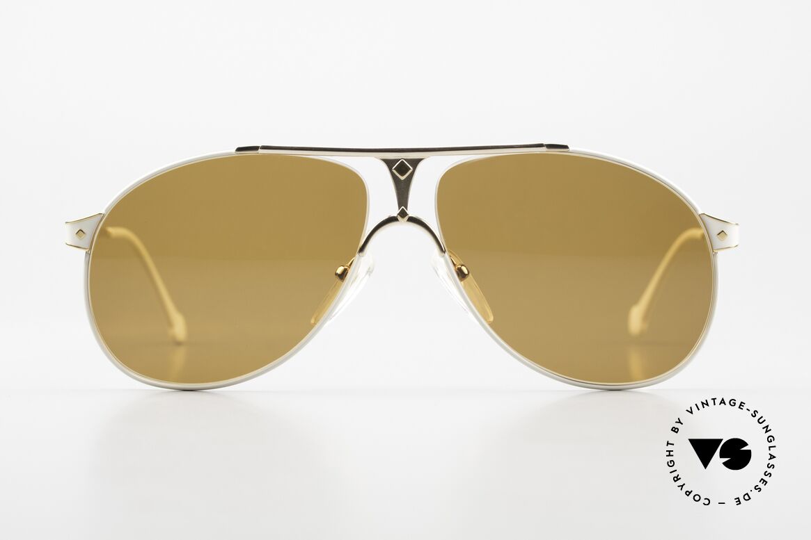 MCM München 11 XL Titanium Sunglasses 90s, X-Large designer shades by MCM from the early 1990's, Made for Men