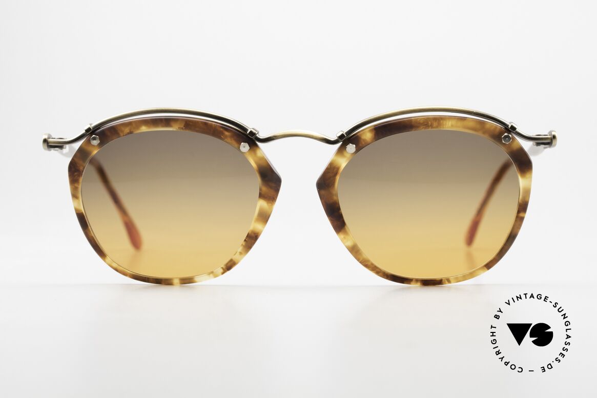 Jean Paul Gaultier 56-1273 True Vintage Sunglasses, Gaultiers interpreation of a "panto sunglasses", Made for Men and Women