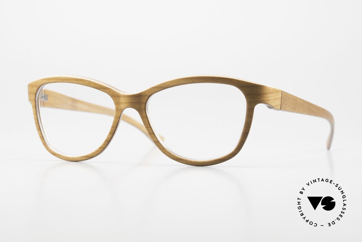 W-Eye Vanessa Ladies Wooden Eyeglasses, W-Eye wooden glasses, mod. Vanessa; size 51-16, Made for Women