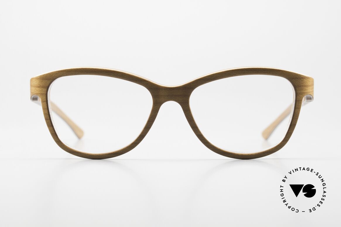 W-Eye Vanessa Ladies Wooden Eyeglasses, actually made from 0.5 mm thick wooden sheets, Made for Women