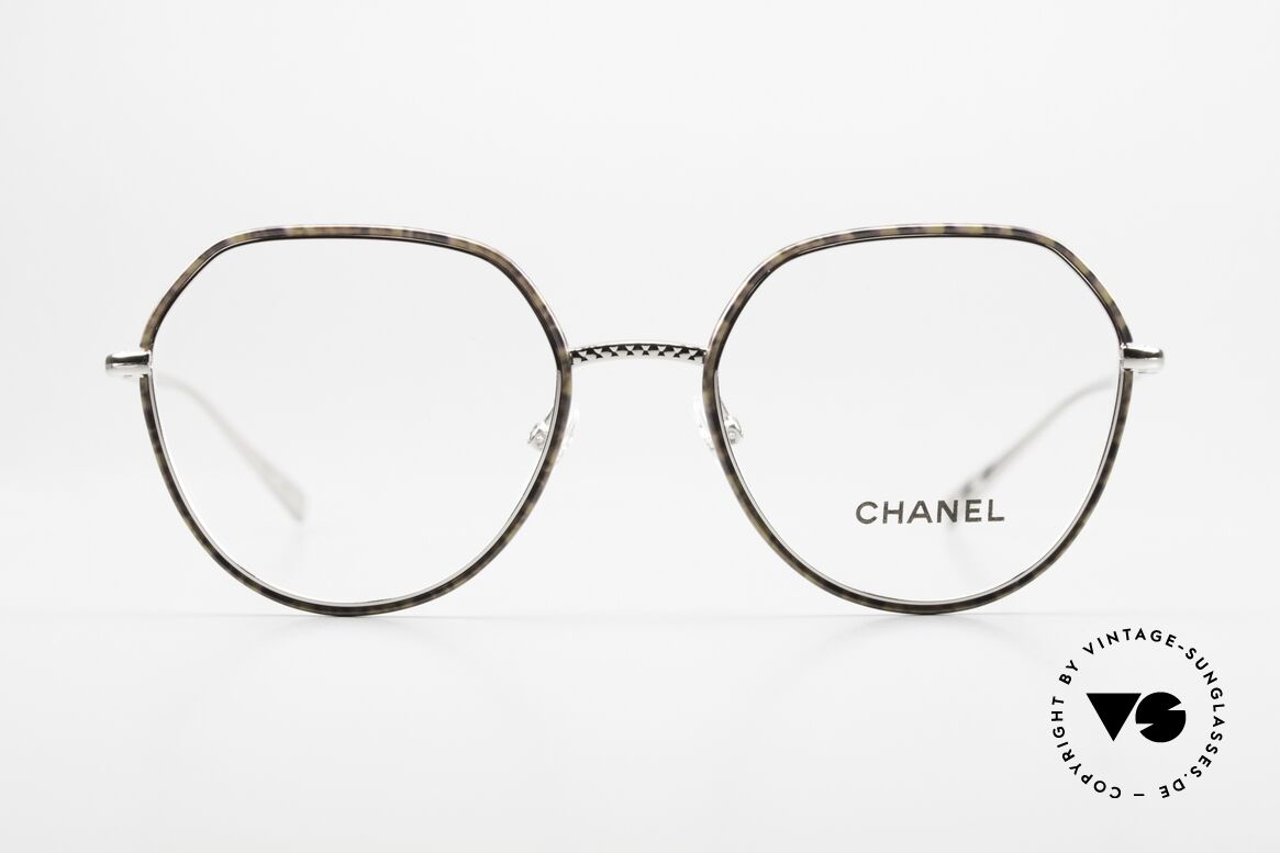 Chanel 2189 Designer Eyewear Luxury, silver/chestnut frame: feminine design; ladies specs!, Made for Women