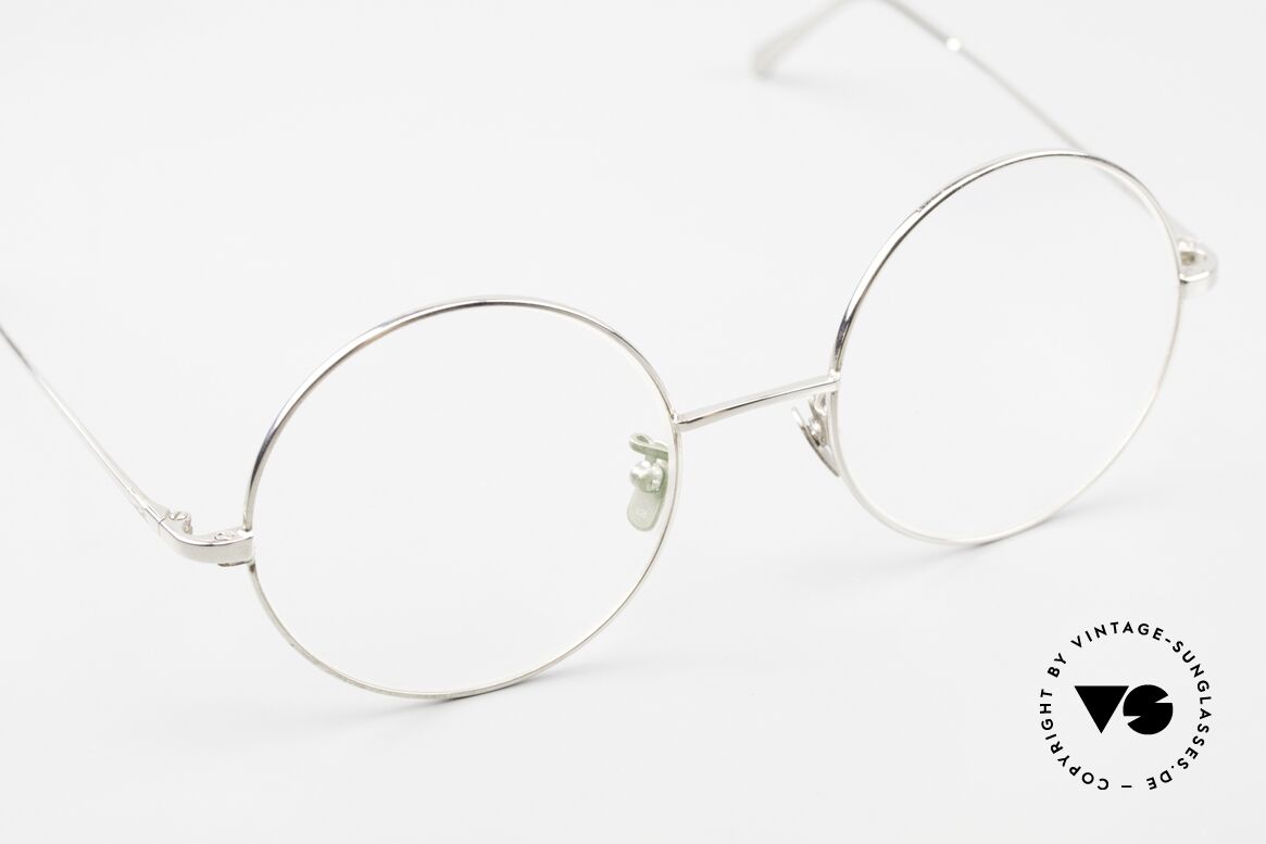 Gernot Lindner GL-304 Round 925 Silver Glasses, round design of the GL 300 series; unisex eyeglasses, Made for Men and Women