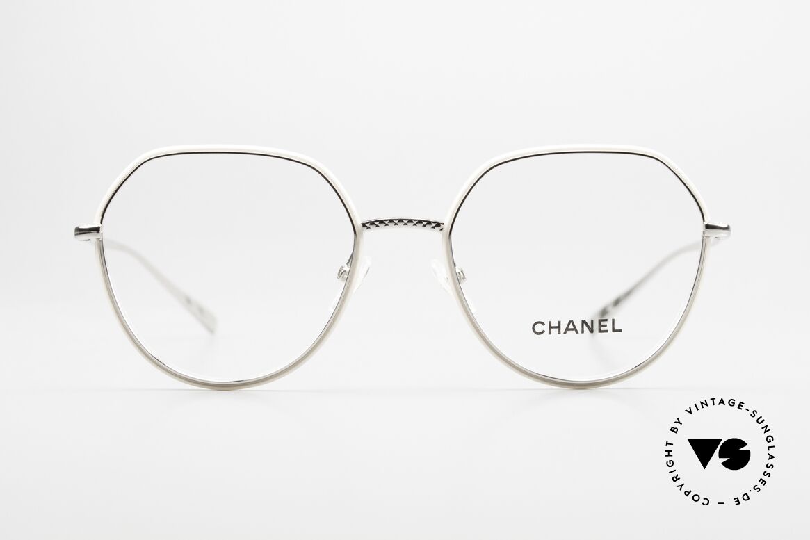 Chanel 2189 Women's Luxury Eyeglasses, silver/ "ivory" frame: feminine design; ladies specs!, Made for Women