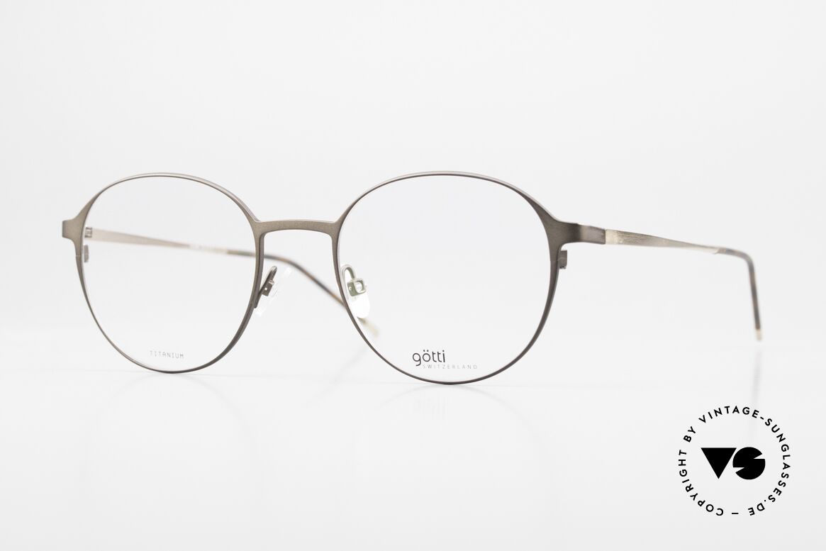 Götti Lewis Super Light Titanium Glasses, Götti / Goetti glasses Lewis, BRM-G, size 49/19, Made for Men and Women