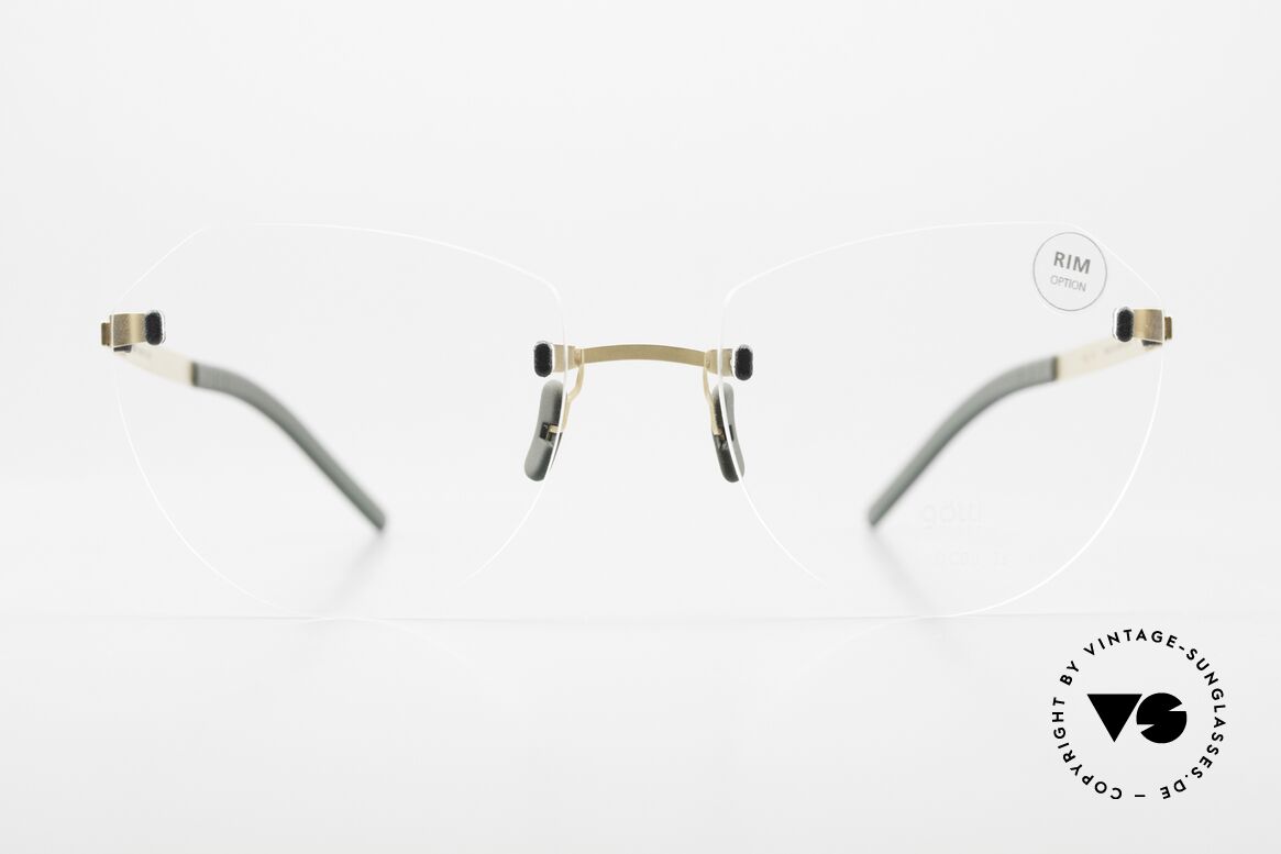 Götti Perspective DC06 Award-Winning Eyeglasses, rimless women's specs; eye-catching & minimalist, Made for Women