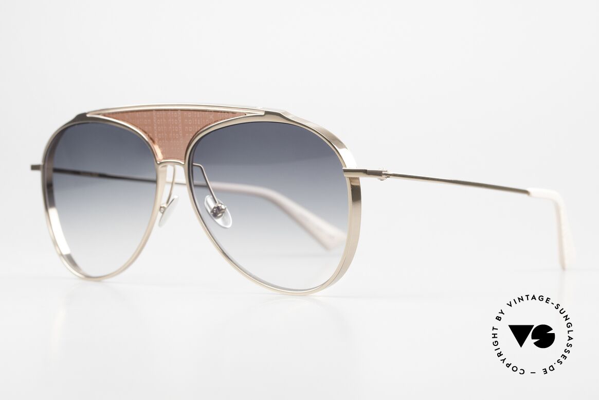 Christian Roth Funker Rosé Gold Titanium Frame, made in Japan Titanium frame, costly rosé-gold plated, Made for Men and Women