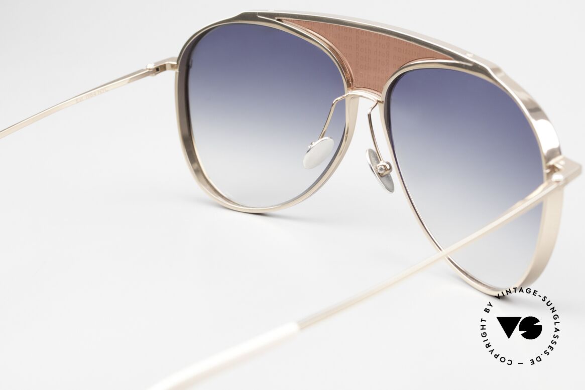 Christian Roth Funker Rosé Gold Titanium Frame, Size: extra large, Made for Men and Women