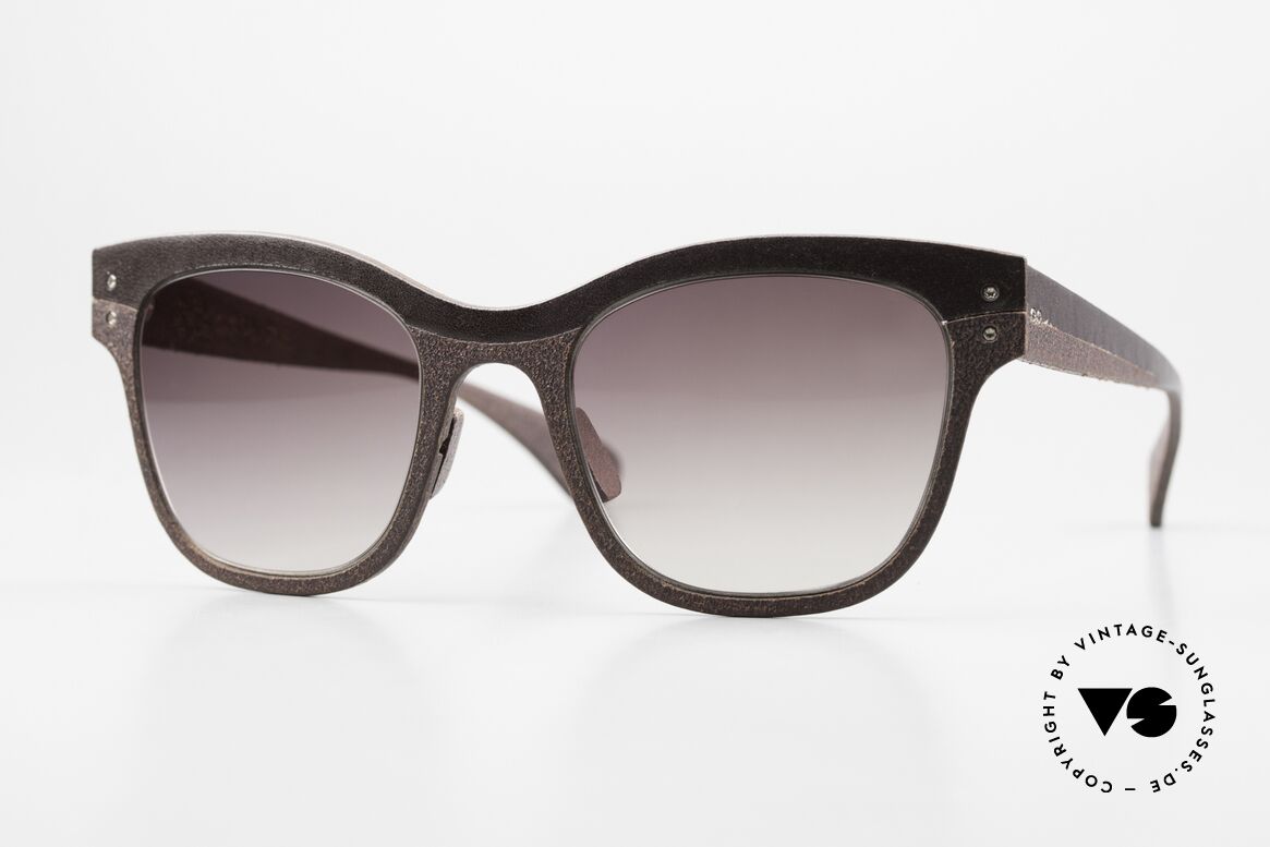 Lucas de Stael Minotaure Split 29 Ladies Sunglasses Leather, LUCAS de STAËL, Minotaure Split M29, in size 49-22, Made for Women