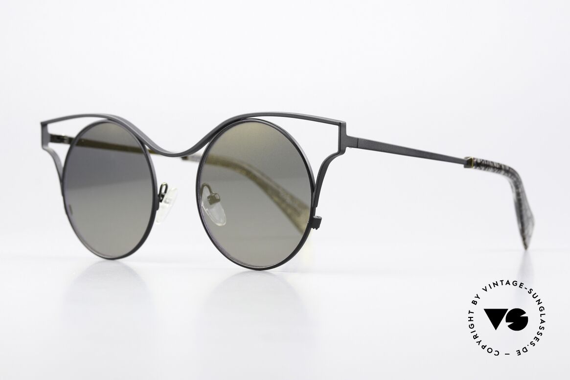 Yohji Yamamoto YY7014 Extravagant Sunglasses, clear, striking shapes; often outsized proportions, Made for Women