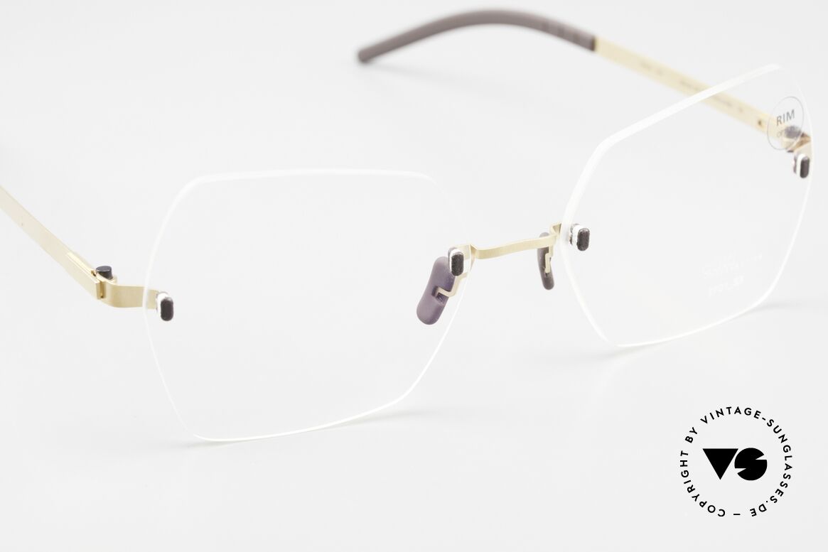 Götti Perspective EF01 Optional Rimless Eyewear, unworn designer piece from 2019, with hard case, Made for Women