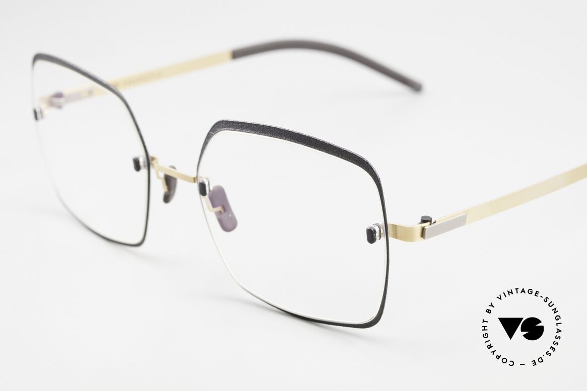 Götti Perspective Bold07 Oprah Winfrey Eyewear, rimless eyeglasses with additional decorative rim, Made for Women
