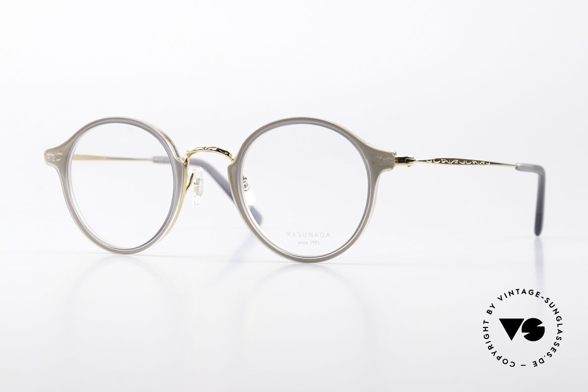 Masunaga GMS-826 High-End Panto Glasses, traditional JAPANESE craftsmanship since 1905, Made for Men and Women