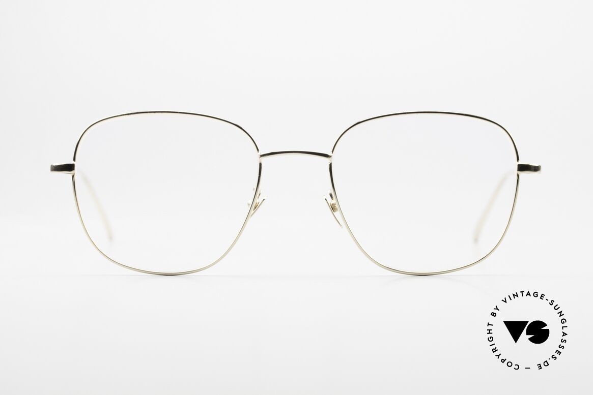Gernot Lindner GL-302 925 Silver Square Panto, the former Lunor founder now creates silver glasses, Made for Men and Women