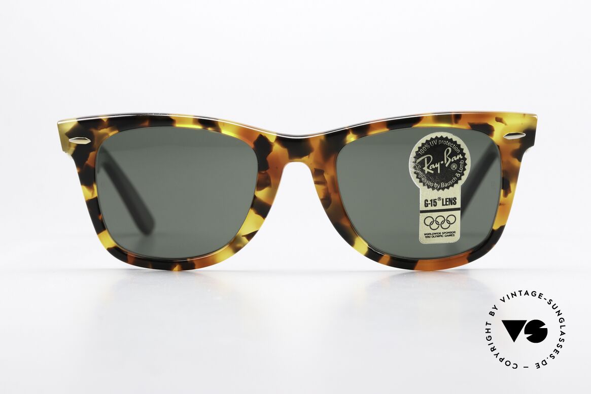 Ray Ban Wayfarer I Limited Deluxe Edition USA, worn by Don Johnson in "Miami Vice" in the 1980's, Made for Men and Women