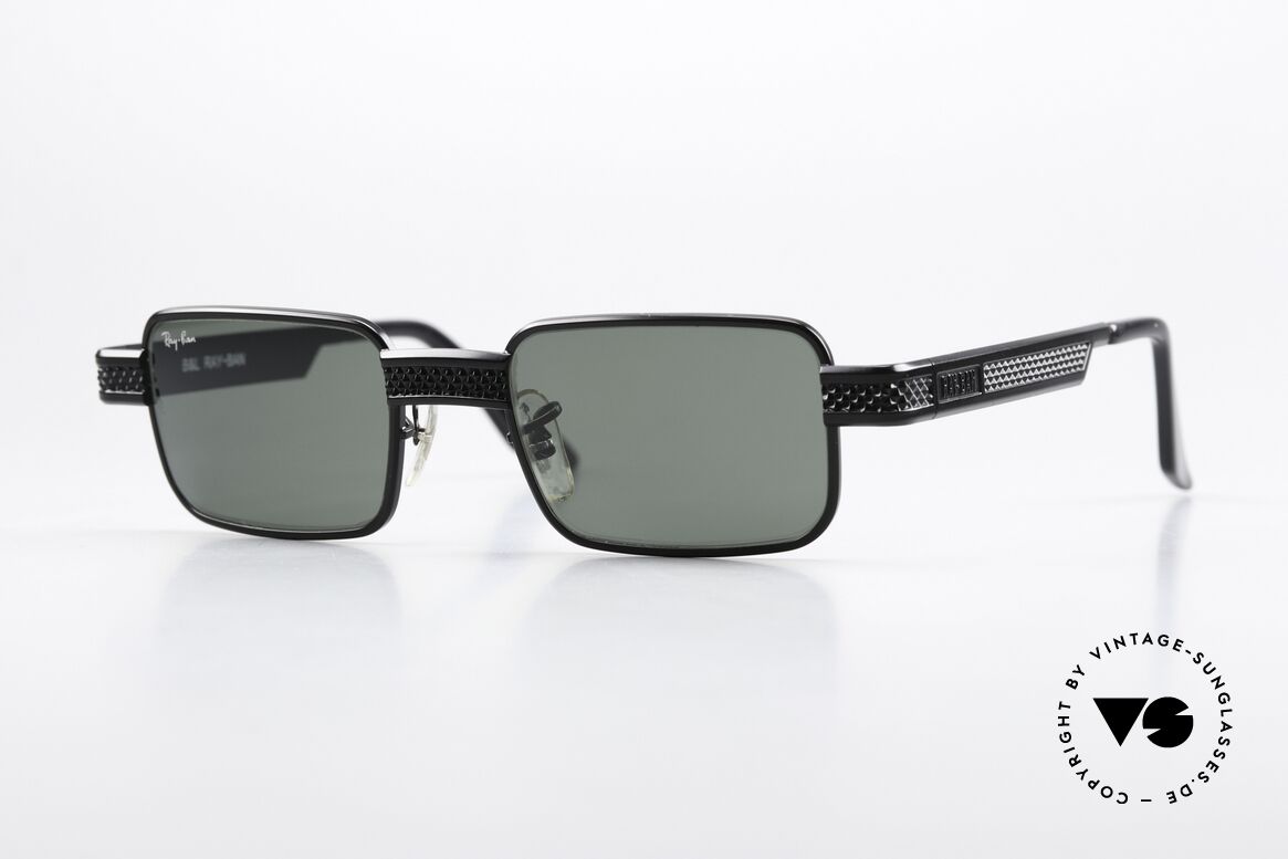 Ray Ban Undercurrent One of the last USA Ray-Bans, RAY-BAN Undercurrent Metal 2 Black Rectangle shades, Made for Men and Women