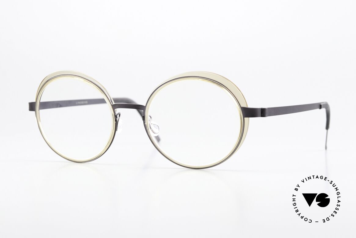 Lindberg 9732 Strip Titanium Round Designer Specs Ladies, Lindberg women's glasses Strip Titanium series, 2018, Made for Women