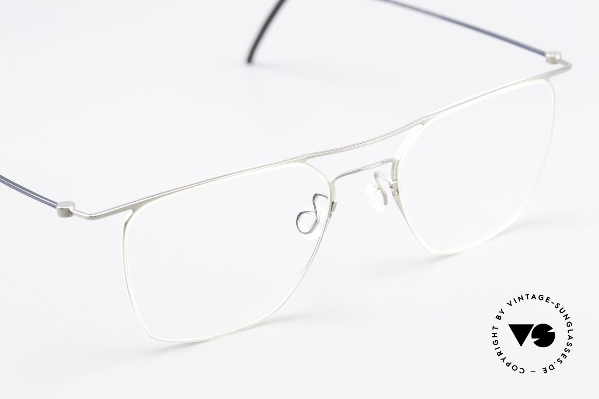 Lindberg 5502 Thintanium Striking Square Glasses, unworn designer piece with original Lindberg case, Made for Men and Women