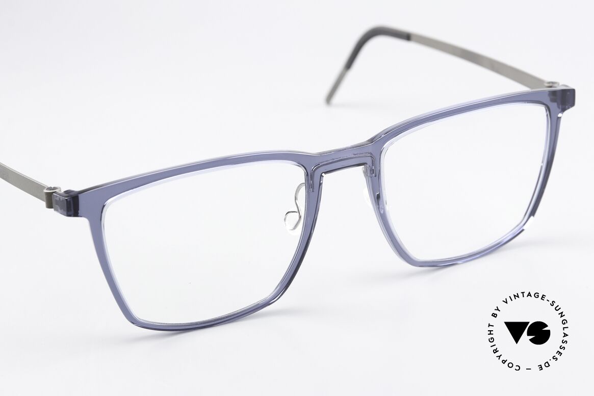 Lindberg 1260 Acetanium Large Vintage Frame Blue, unworn designer piece with original LINDBERG case, Made for Men