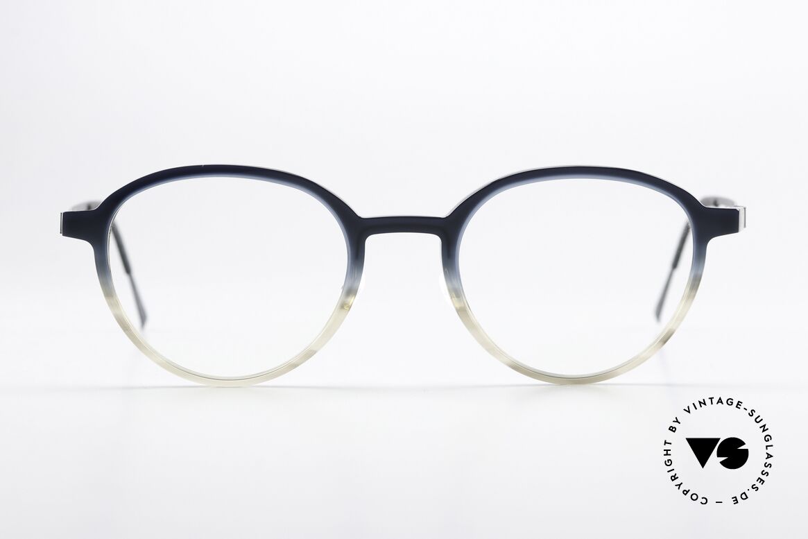Lindberg 1176 Acetanium Frame From Blue To Gray, designer eyeglass-frame for women and men likewise, Made for Men and Women