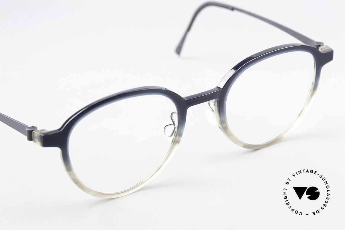 Lindberg 1176 Acetanium Frame From Blue To Gray, simply timeless, stylish & innovative: grade 'vintage', Made for Men and Women