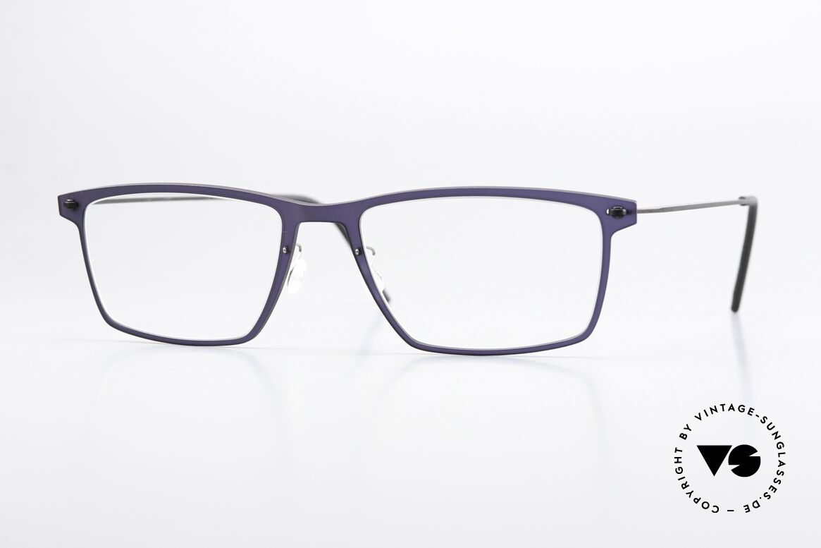 Lindberg 6544 NOW Dark Purple And Dark Gray, Lindberg eyeglasses from the NOW or N.O.W. series, Made for Men and Women