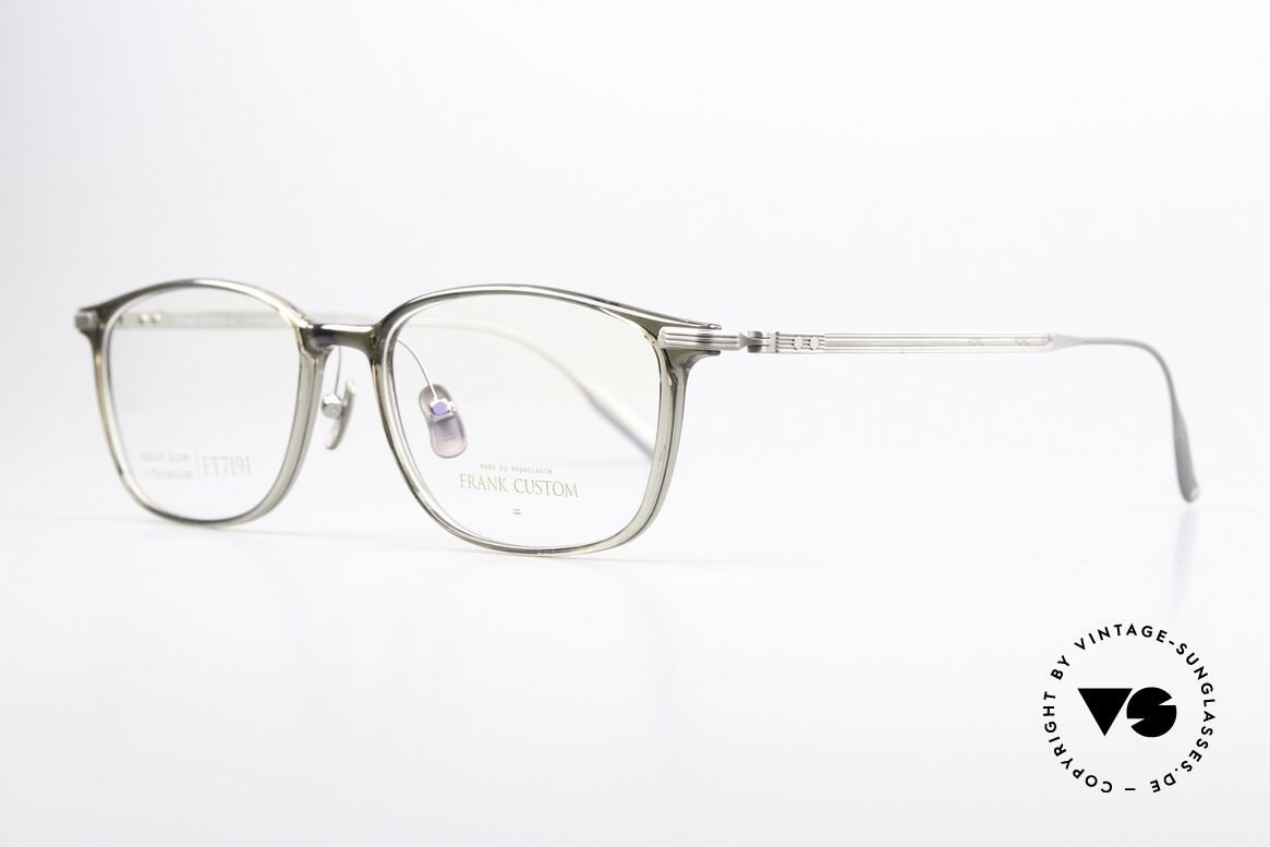 Frank Custom FT7191 Unisex Eyewear Titanium, a sophisticated classic style frame with intelligent, Made for Men and Women