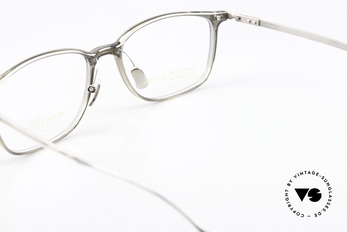 Frank Custom FT7191 Unisex Eyewear Titanium, Size: extra large, Made for Men and Women