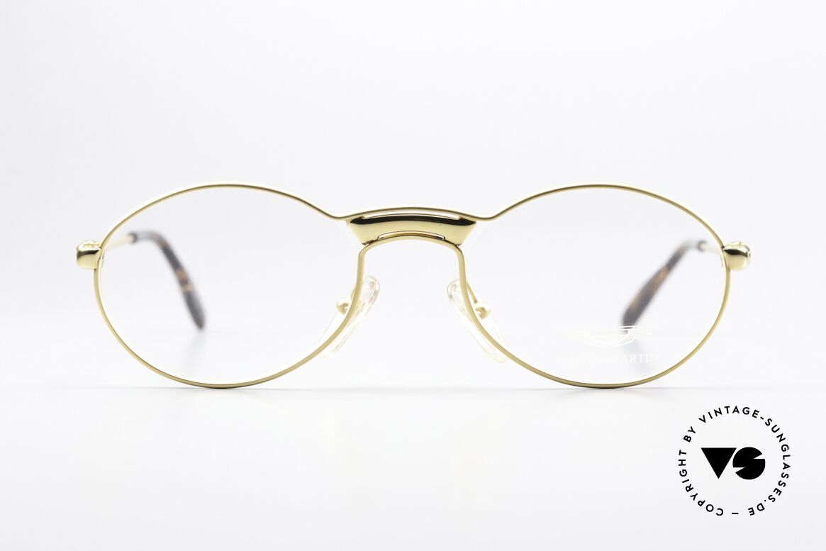 Aston Martin AM01 Matt Gold And Yellow Gold, 1st model of the 1990s Aston Martin Eyewear series!, Made for Men