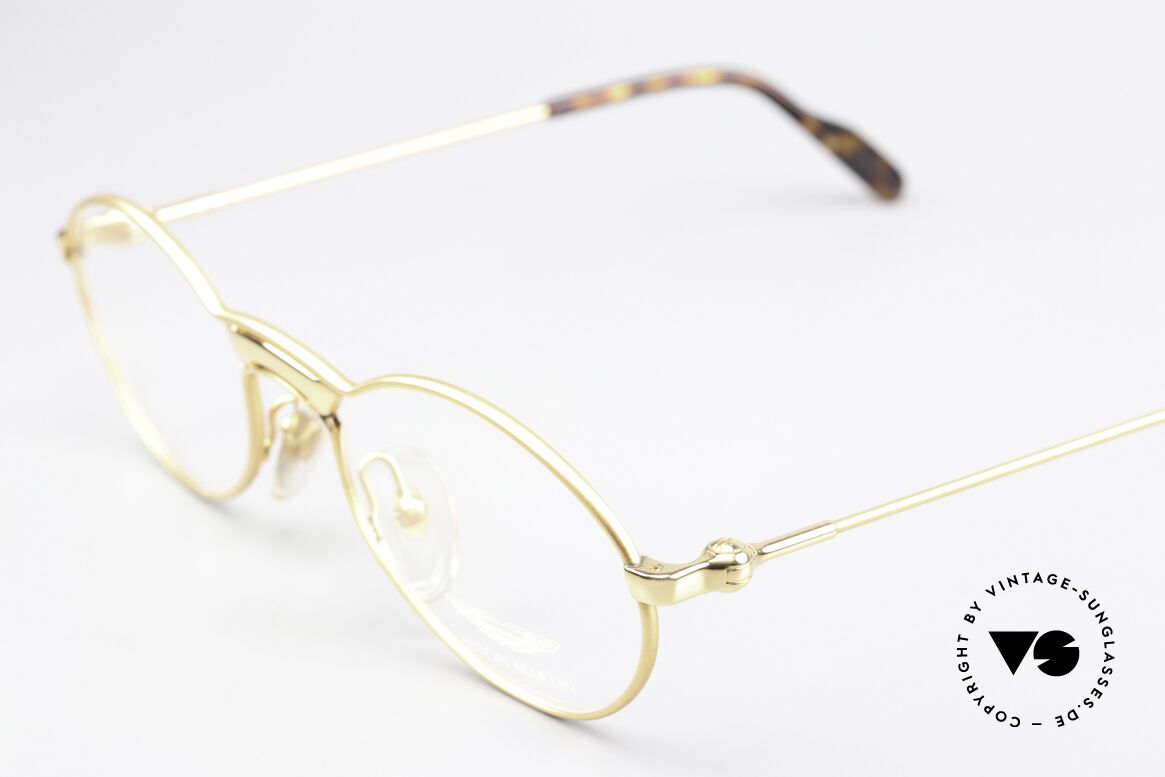 Aston Martin AM01 Matt Gold And Yellow Gold, matt gold & yellow gold plated frame; true luxury specs, Made for Men