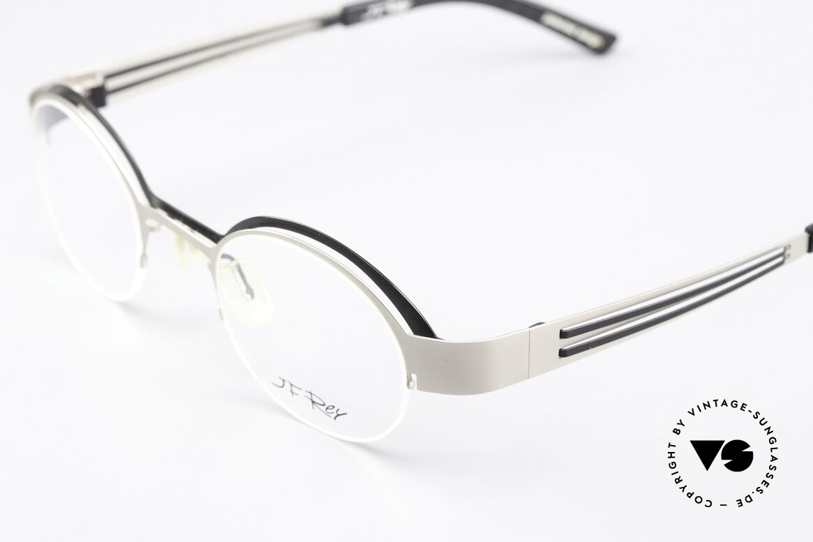 JF Rey JF2344 Semi Rimless Eyeglasses, for minimalist styles and innovative frame materials, Made for Men and Women