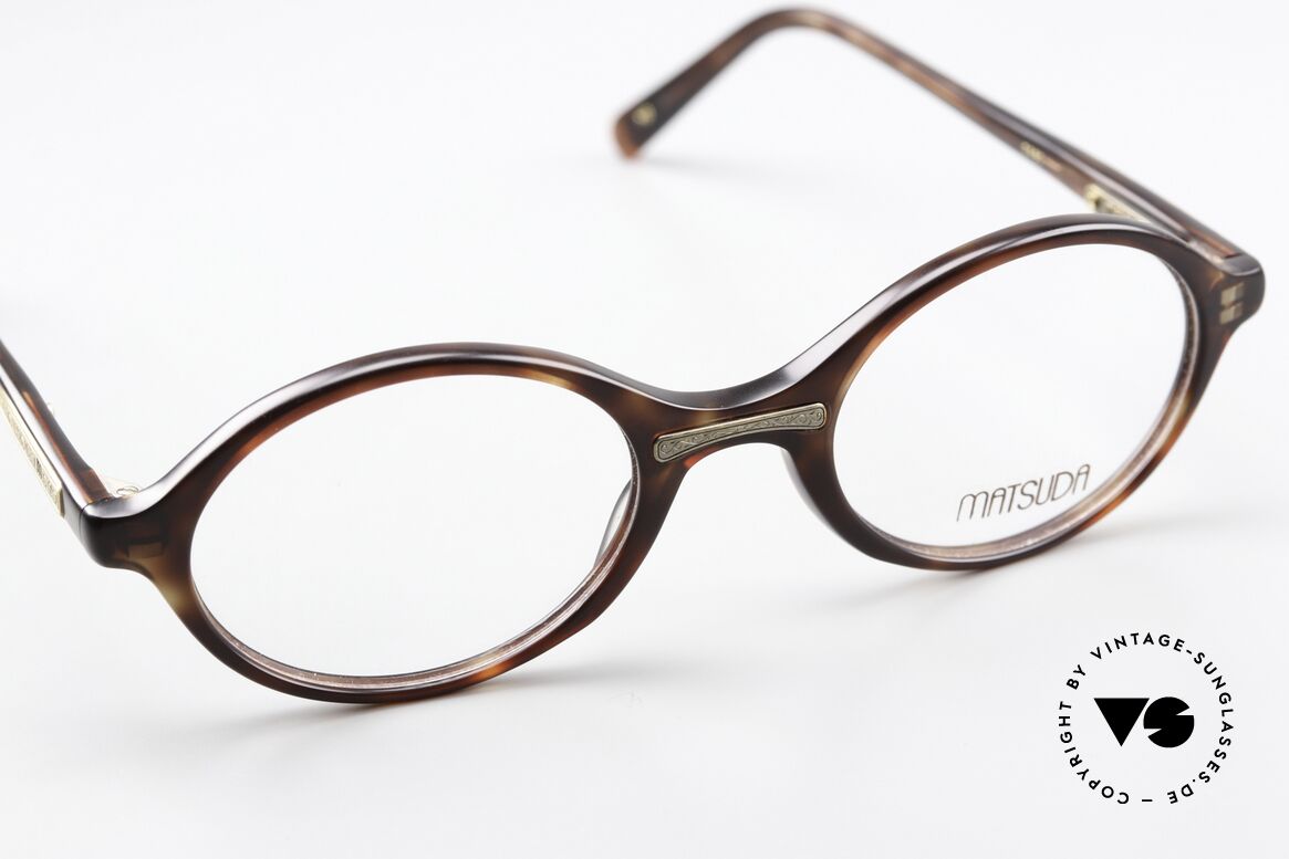 Matsuda 2850 Small Specs Acetate 90's, demo lenses can be easily replaced with prescriptions, Made for Men and Women