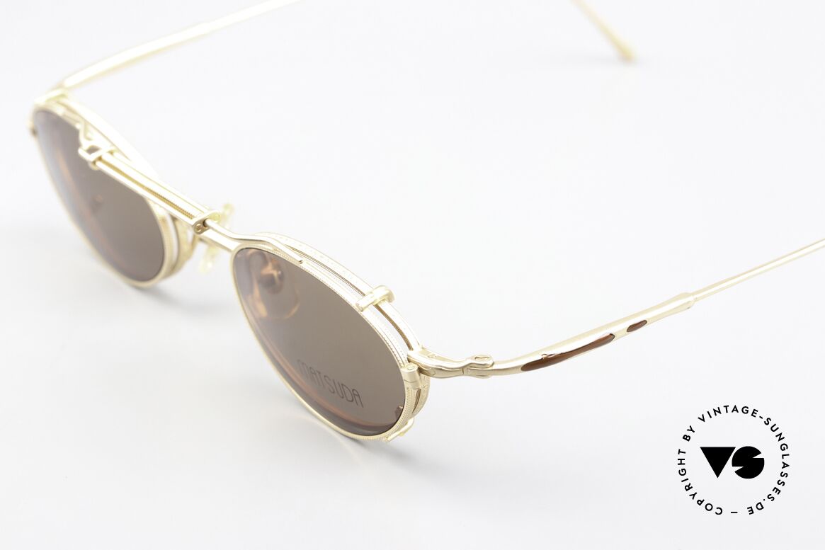 Matsuda 10139 Clip On Vintage Frame 90s, made with attention to detail (check all the engravings), Made for Men and Women