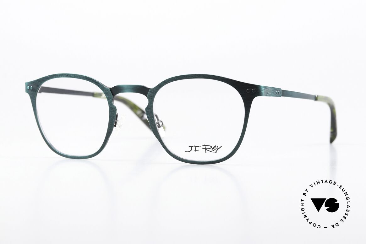 JF Rey JF2736 Green Metallic Frame Finish, J.F. Rey glasses, model JF2736, col. 4949, size 46-21, Made for Men and Women